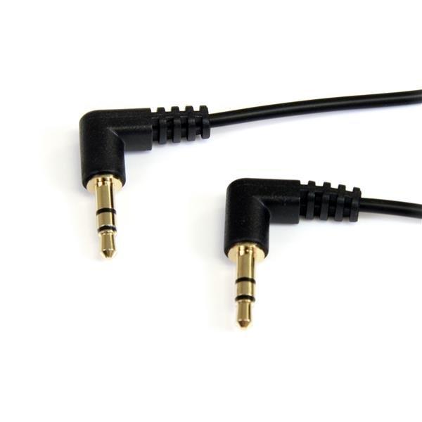 STARTECH.COM  StarTech.com 1,8m 3,5mm rechts gewinkeltes Stereo Audiokabel - St/St 