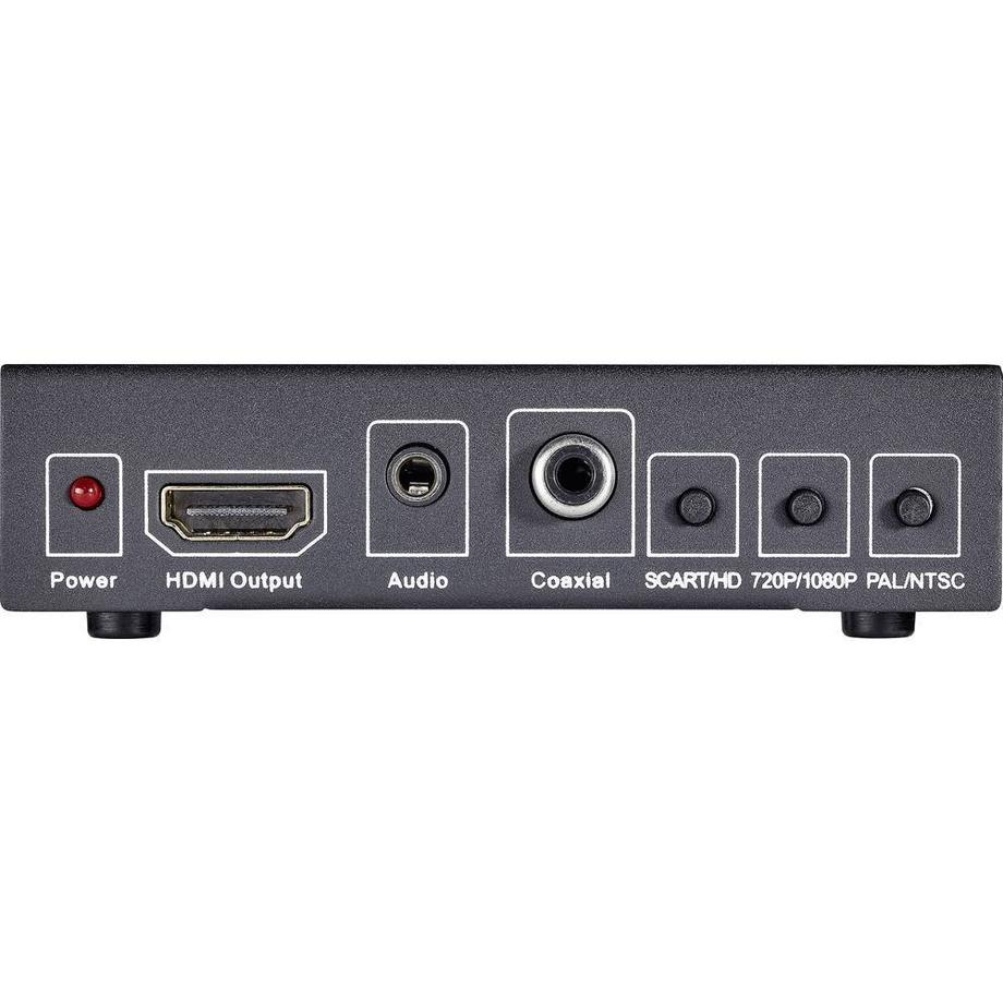 SpeaKa Professional  AV Konverter SP-HD/SC-01 [SCART - HDMI, Klinke, Cinch-Digital] 1920 x 1080 Pixel 