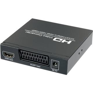 SpeaKa Professional  AV Konverter SP-HD/SC-01 [SCART - HDMI, Klinke, Cinch-Digital] 1920 x 1080 Pixel 