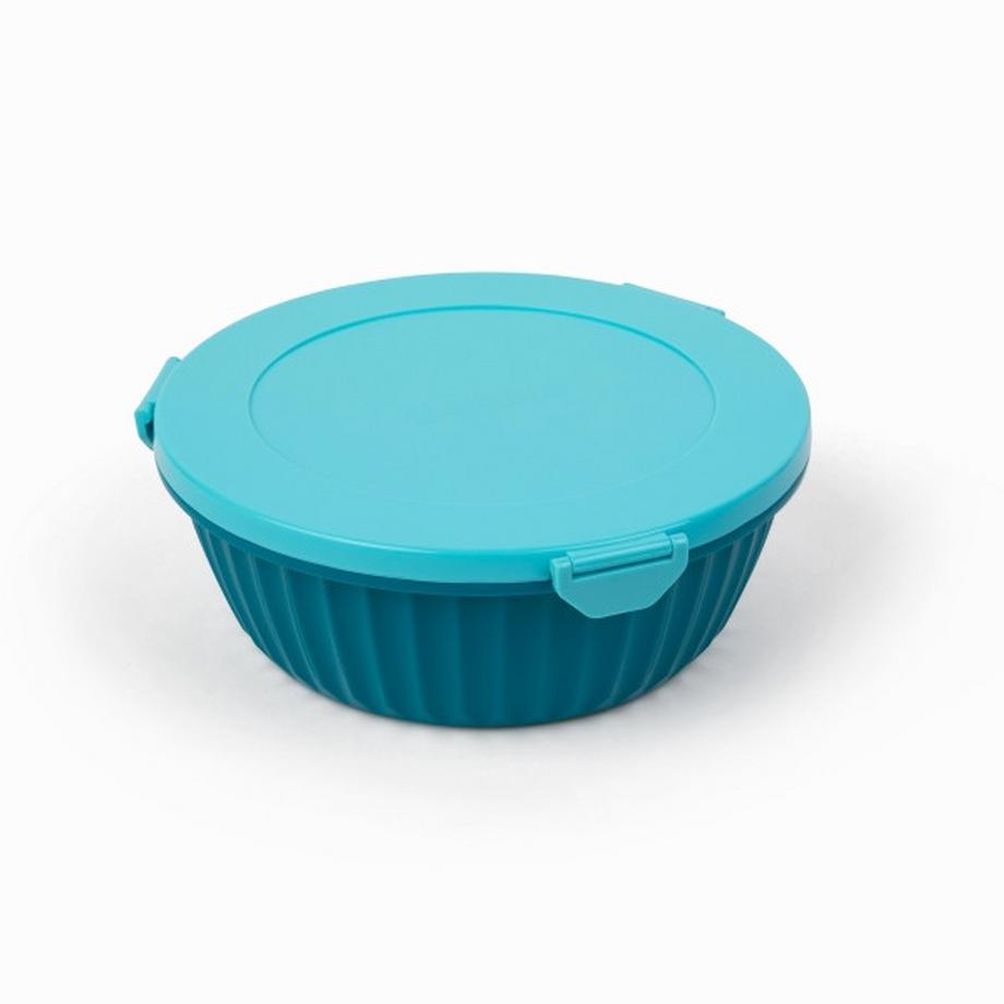 Yumbox Yumbox Poke Bowl Schüssel Schale mit 3-teiligem Teiler, Lagoon blue  
