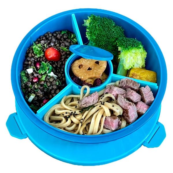 Yumbox Yumbox Poke Bowl Schüssel Schale mit 3-teiligem Teiler, Lagoon blue  