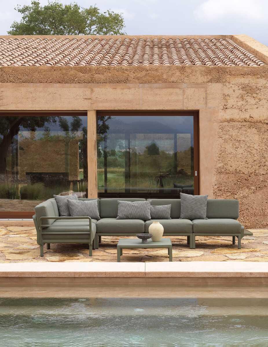 NARDI outdoor Coussin de jardin Maximo vert 70x30  