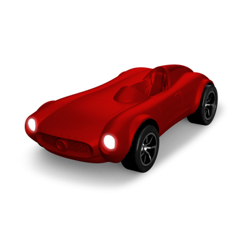 Kidy Car - red version, Ferngesteuertes Auto, Kidywolf
