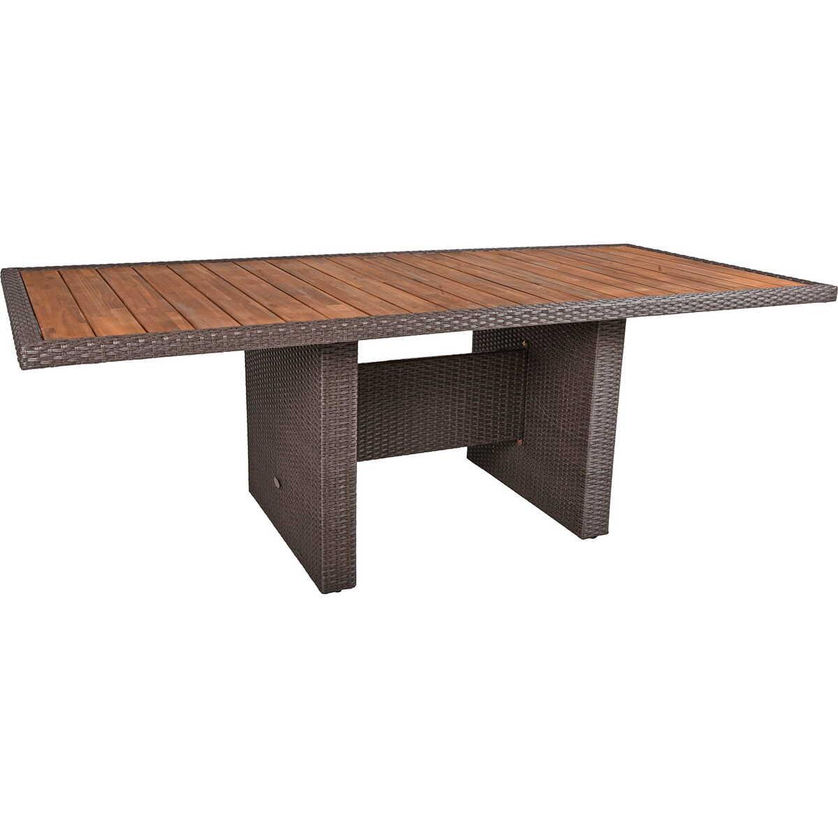 mutoni pleasure Table de jardin Braga acacia brun 220x100  