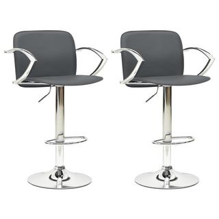 VidaXL Tabouret de bar cuir artificiel  