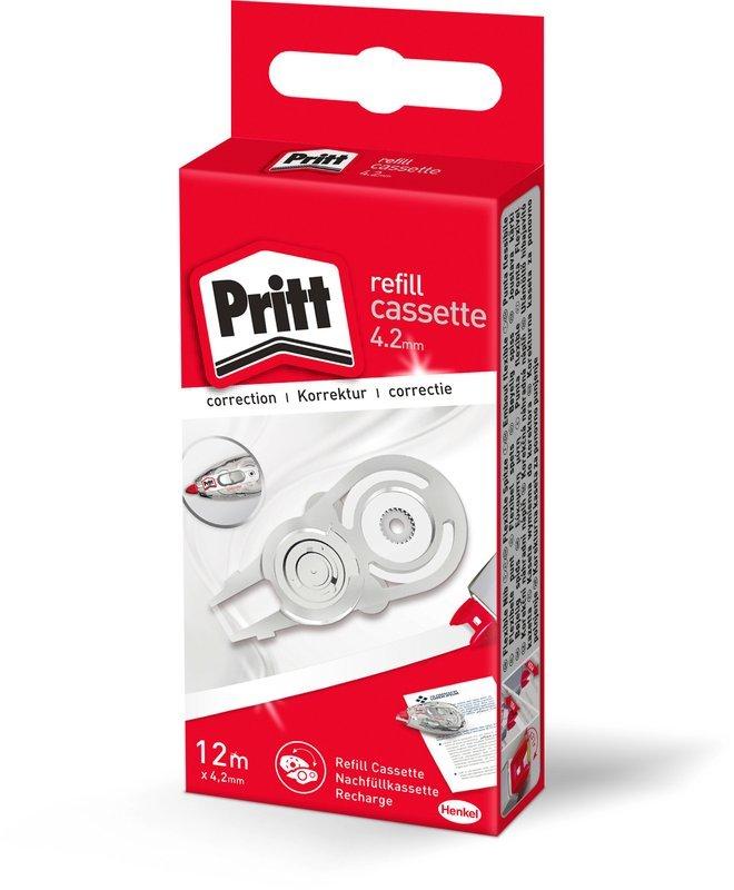 Pritt PRITT Refill Kassette 4.2mmx12m PRX4H weiss, zu Korrekturroller  