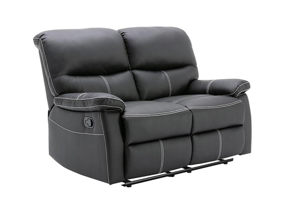 Vente-unique Relaxsofa 2Sitzer Kunstleder CANBY  