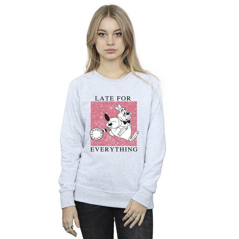 Disney Alice au Pays des Merveilles Late for Everything Sweatshirt  