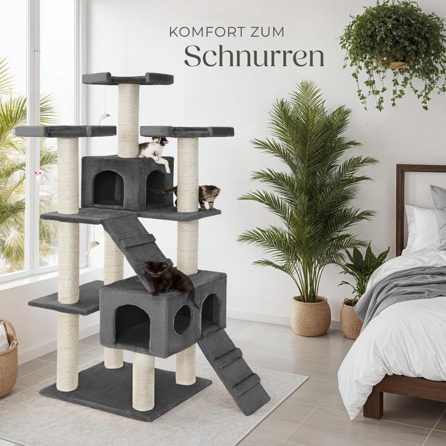 Tectake  Albero tiragraffi  Knuti  186 cm 