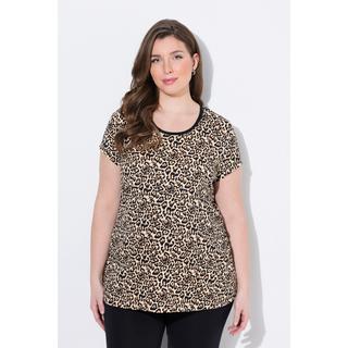 Ulla Popken Bellieva T-shirt Maniche Corte Confezione da 2 con Arricciatura Laterale  