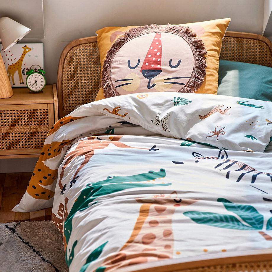 La Redoute Intérieurs Junglito Bio-Baumwoll-Kopfkissenbezug  