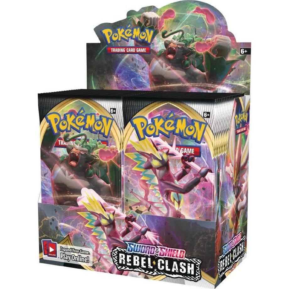 Pokemon Sword & Shield Rebel Clash Booster Display - EN