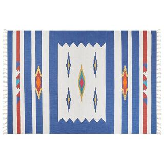 Beliani Tapis en Coton Traditionnel VARSER  