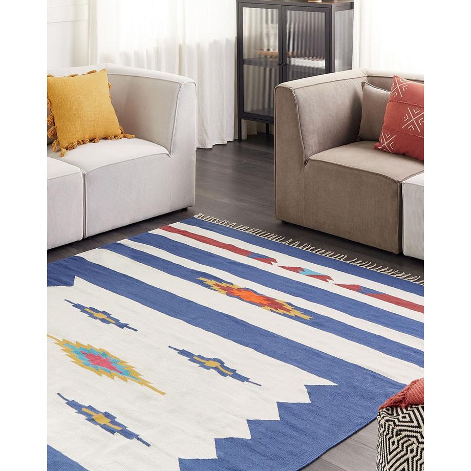 Beliani Tappeto en Cotone Classico VARSER  