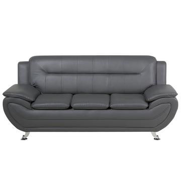 3 Sitzer Sofa aus Kunstleder Modern LEIRA