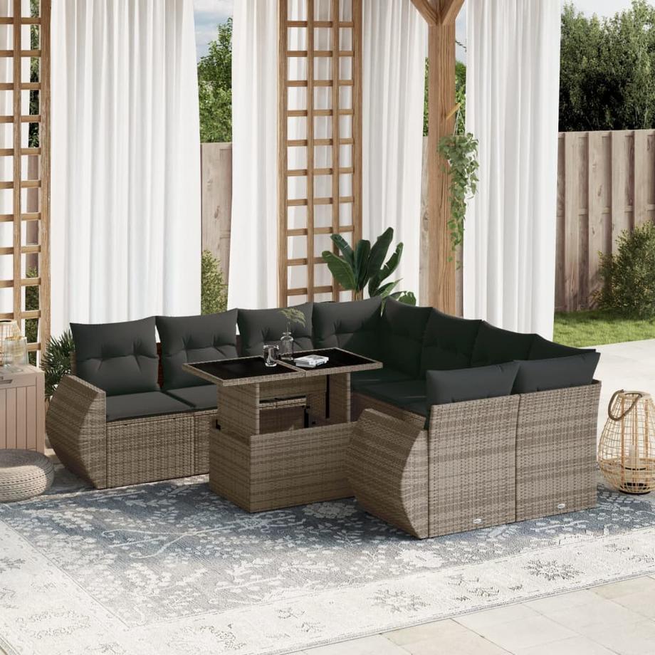 VidaXL Garten sofagarnitur poly-rattan  