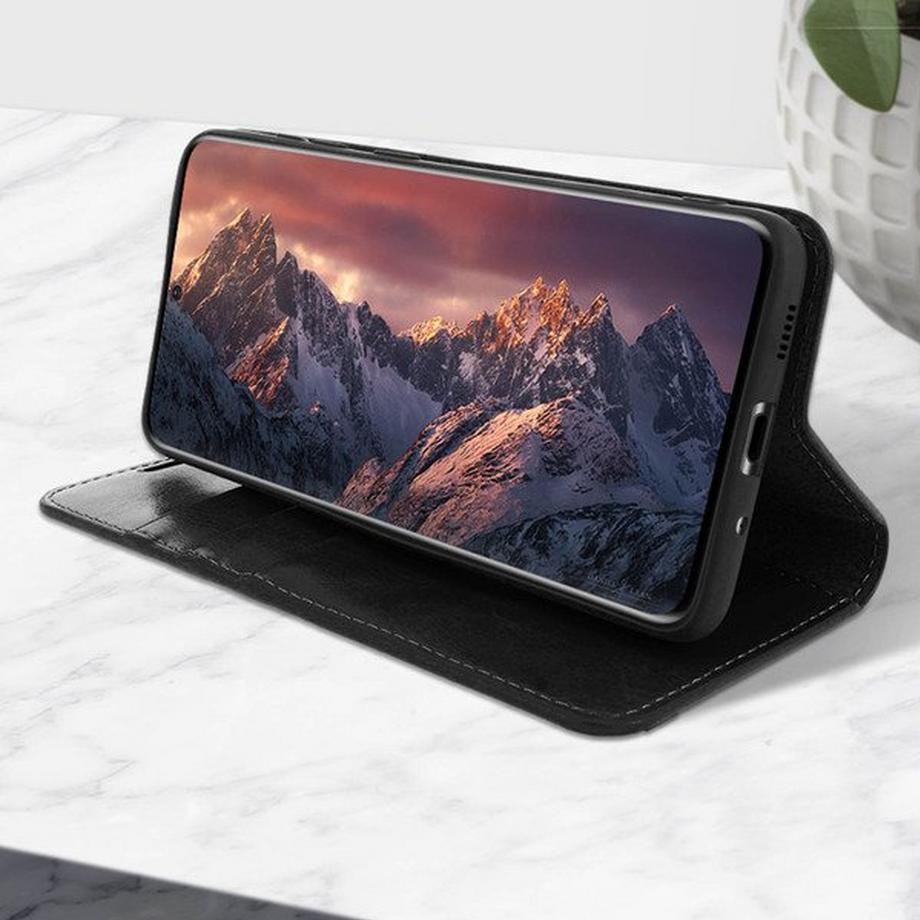 Avizar  Étui Galaxy S20 Cuir Noir 