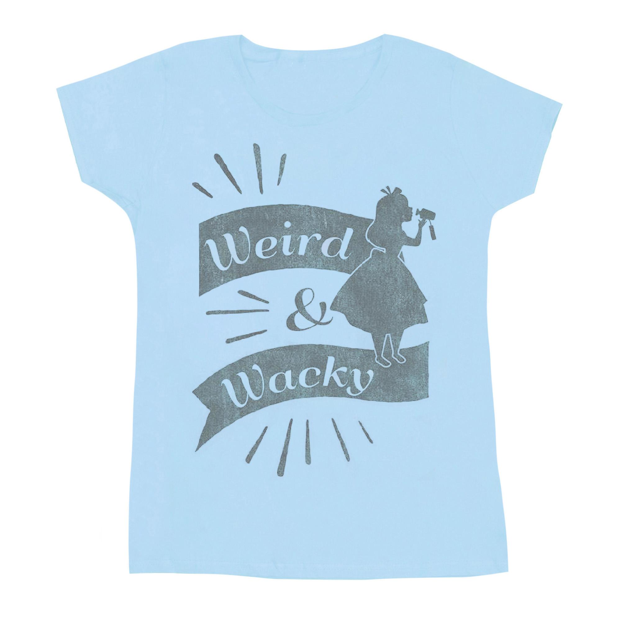 Disney  Tshirt ALICE IN WONDERLAND WEIRD AND WACKY 