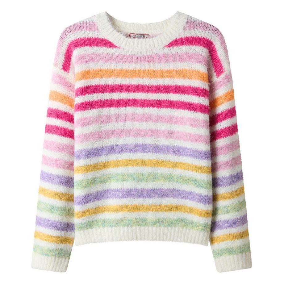 Joe Browns Oversize Pullover mit Rundhalsausschnitt und Streifen  