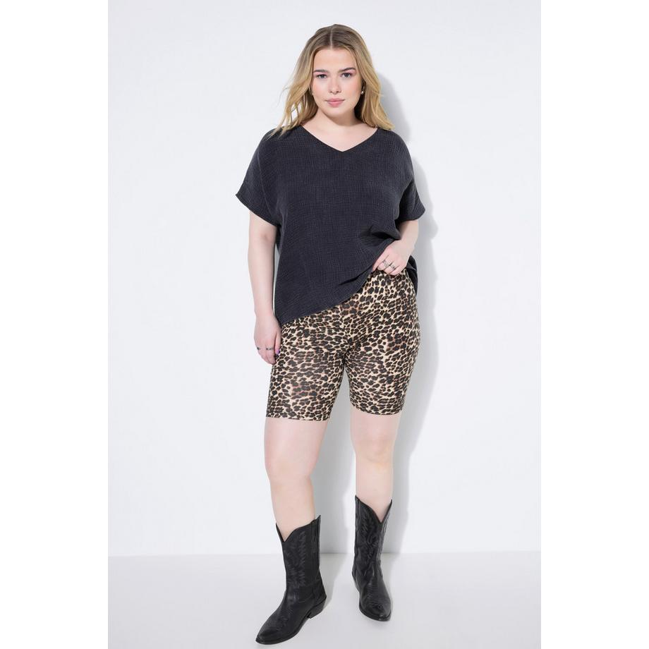 Studio Untold Pantaloncini Ciclista Stampa Leopardata  