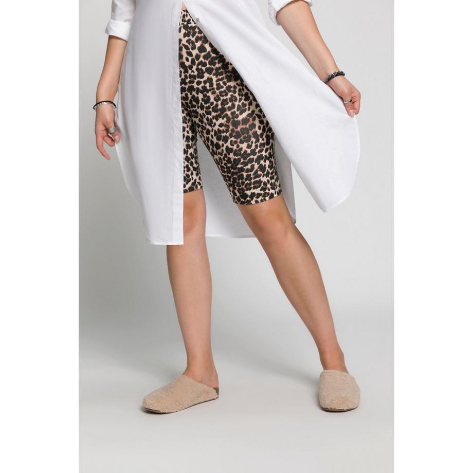 Studio Untold Pantaloncini Ciclista Stampa Leopardata  