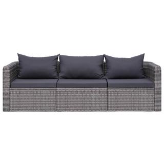 VidaXL Gartensofa-set poly-rattan  