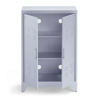 La Redoute Intérieurs Armoire basse 2 portes en métal acier  