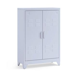 La Redoute Intérieurs Armoire basse 2 portes en métal acier  