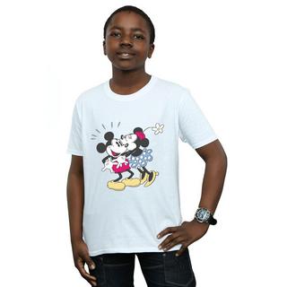 Disney  Mickey And Minnie Mouse Kiss TShirt 