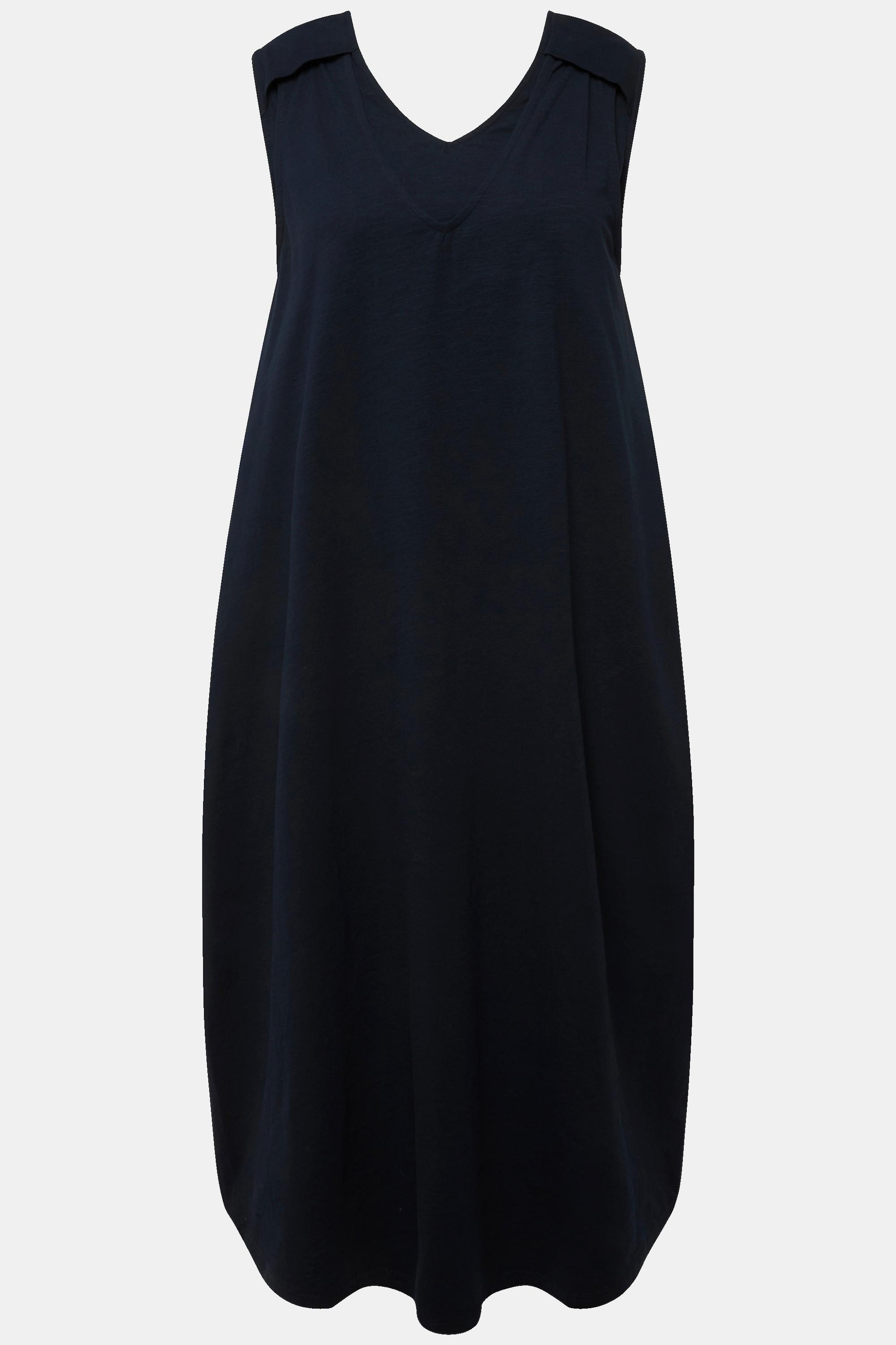 Ulla Popken Abito Bellieva Jersey smanicato effetto incrociato con funzione allattamento  