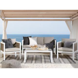 Beliani Garten Lounge aus Aluminium Modern BORELLO  