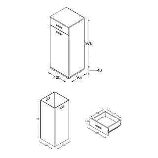 VCM Stoff Wäscheschrank Wäschetruhe Wäschebox Wäschekorb Stoffbox Wäsche Zalo S  