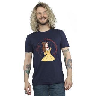 Disney  Tshirt BEAUTY AND THE BEAST I'D RATHER BE READING 