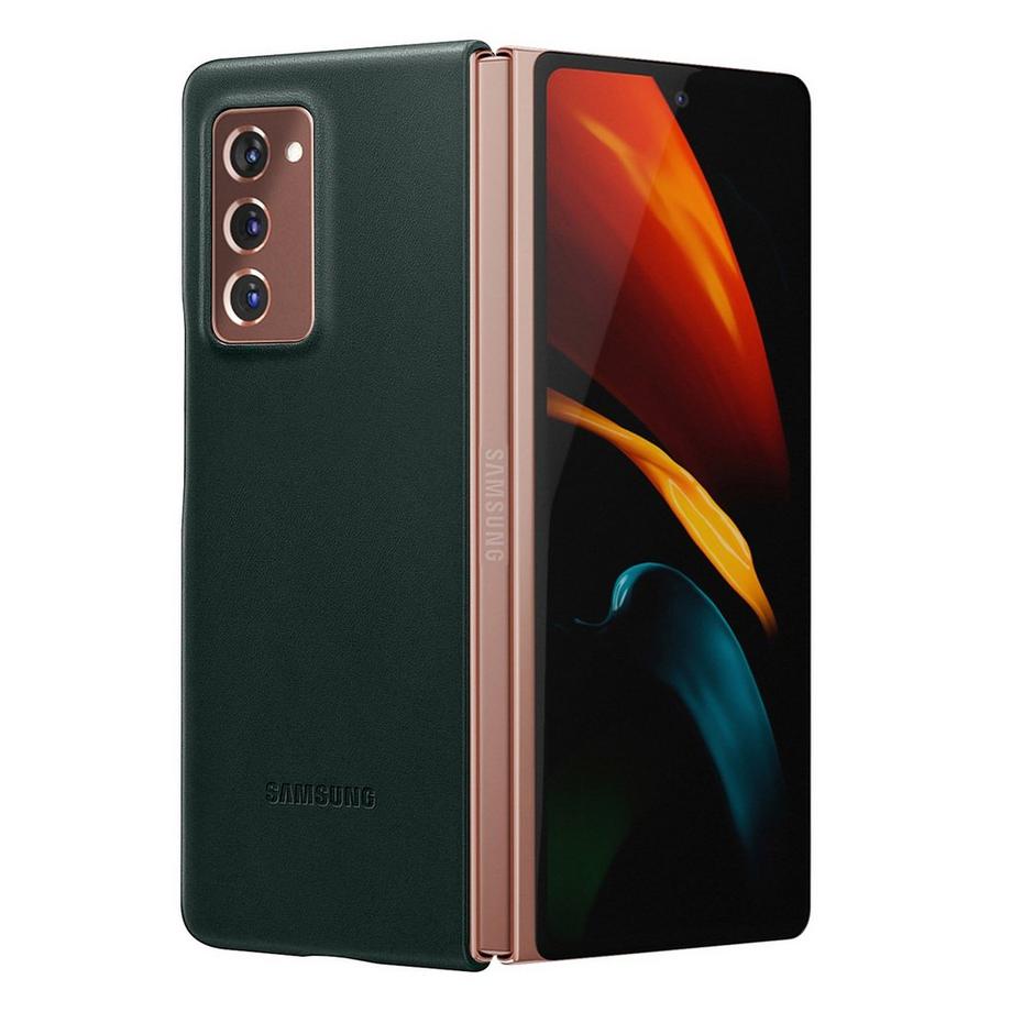 SAMSUNG  Cover Samsung Z Fold 2 Originale Pelle 