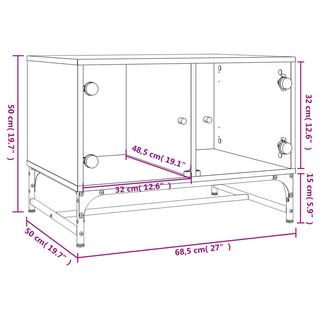 VidaXL Table basse bois d'ingénierie  