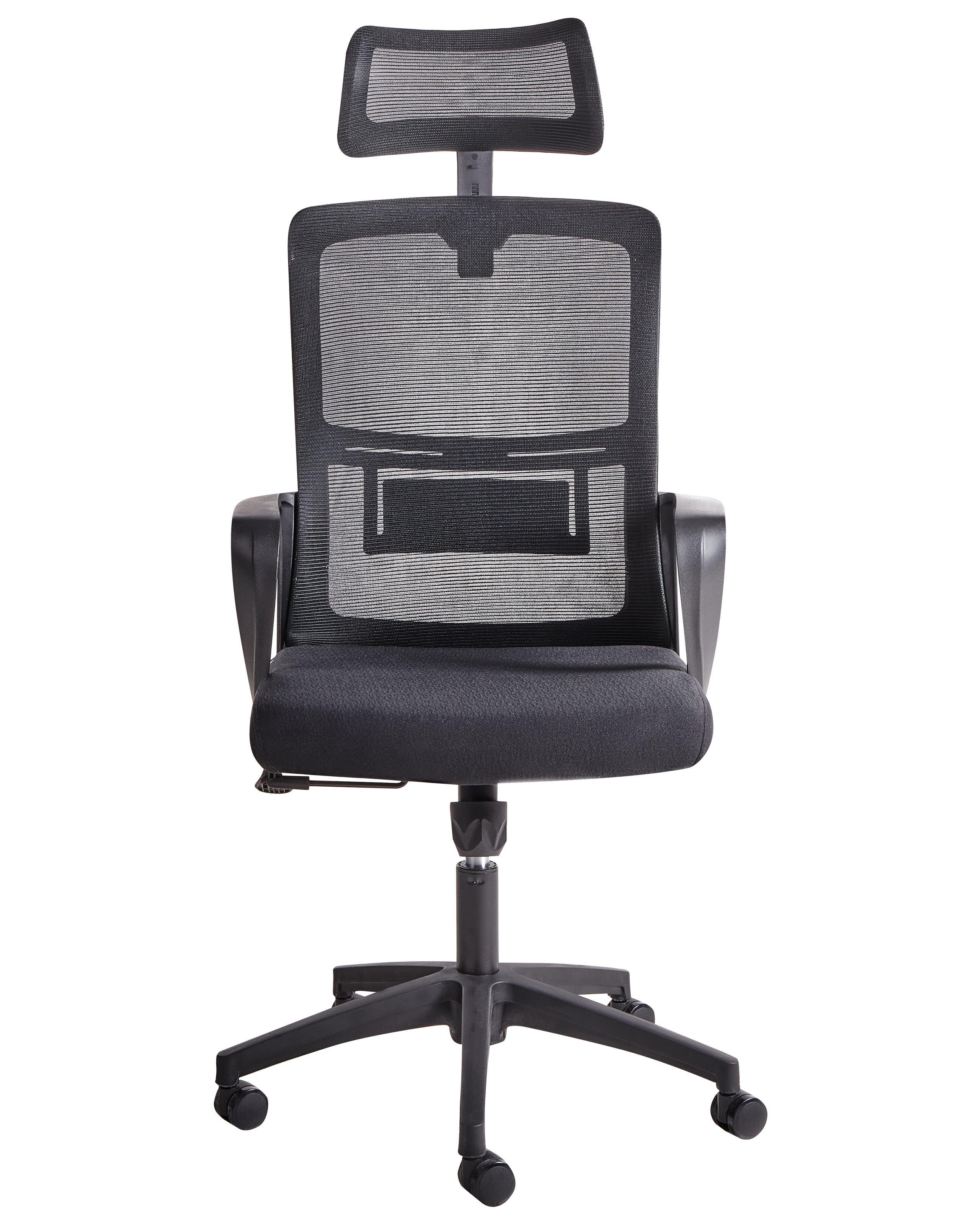 Beliani Chaise de bureau en Tissu maillé Moderne MONARCH  