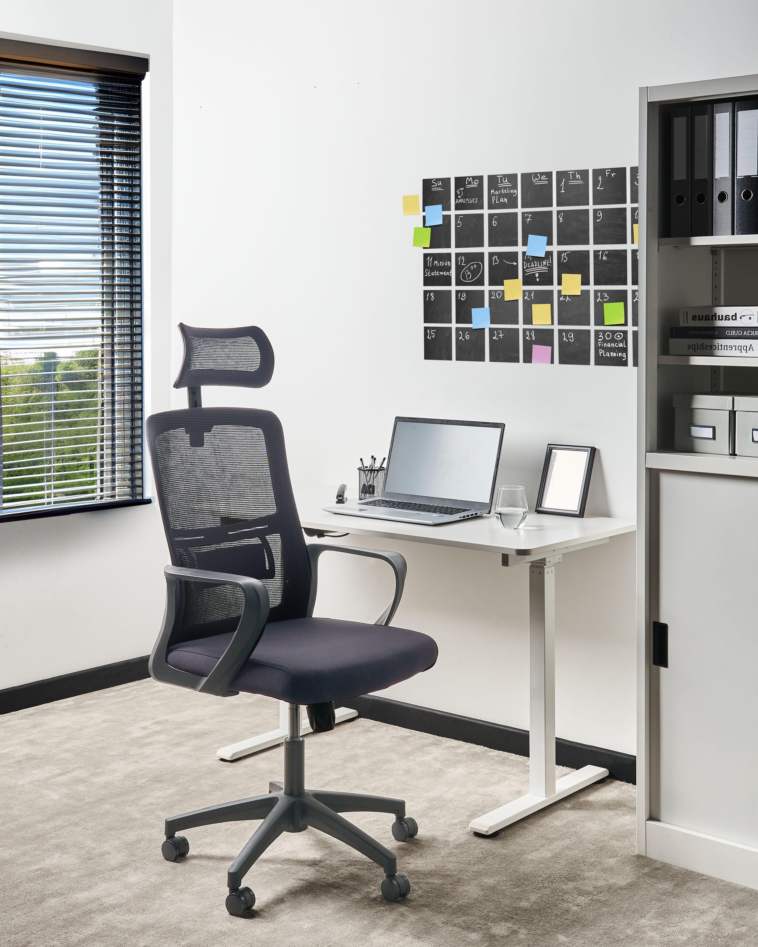 Beliani Chaise de bureau en Tissu maillé Moderne MONARCH  