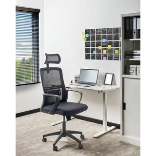 Beliani Chaise de bureau en Tissu maillé Moderne MONARCH  