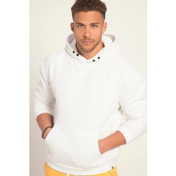 Sweat-shirt à capuche oversized, manches longues et imprimé dans le dos - jusqu'au 8 XL