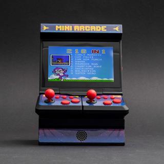 ORB Gaming  ORB - Mini Arcade Machine mit Dual-Controller - inkl. 300x 8-Bit Spielen 