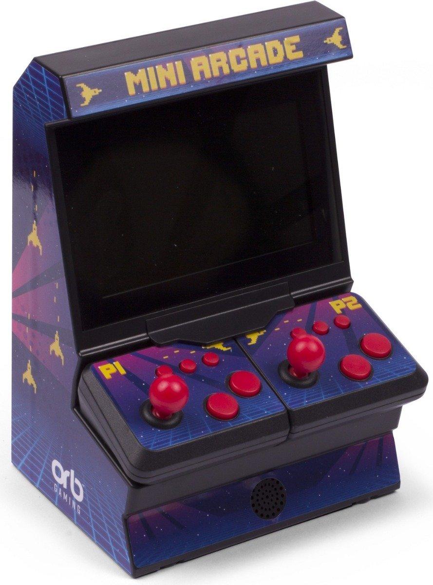 ORB Gaming  ORB - Mini Arcade Machine mit Dual-Controller - inkl. 300x 8-Bit Spielen 