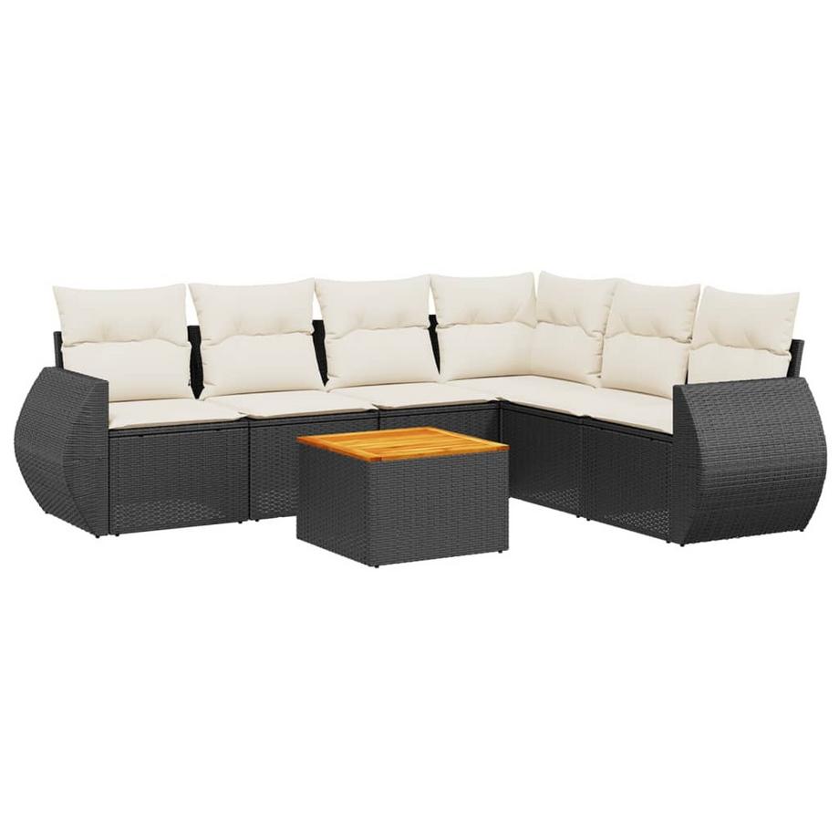 set divano da giardino Polirattan