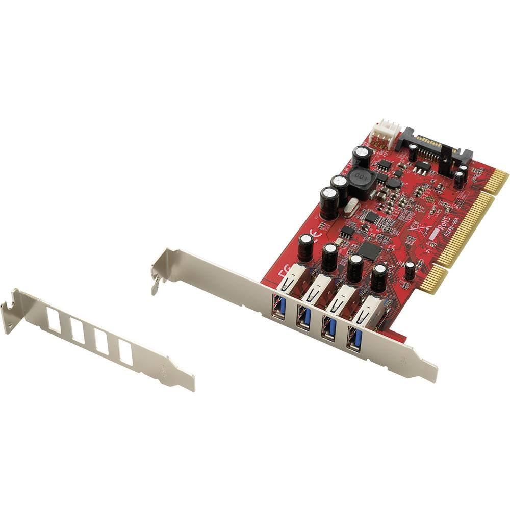 Renkforce  4 Port USB 3 PCI-Karte NEC-Chipsatz 