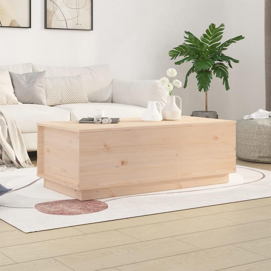 VidaXL Table basse bois  