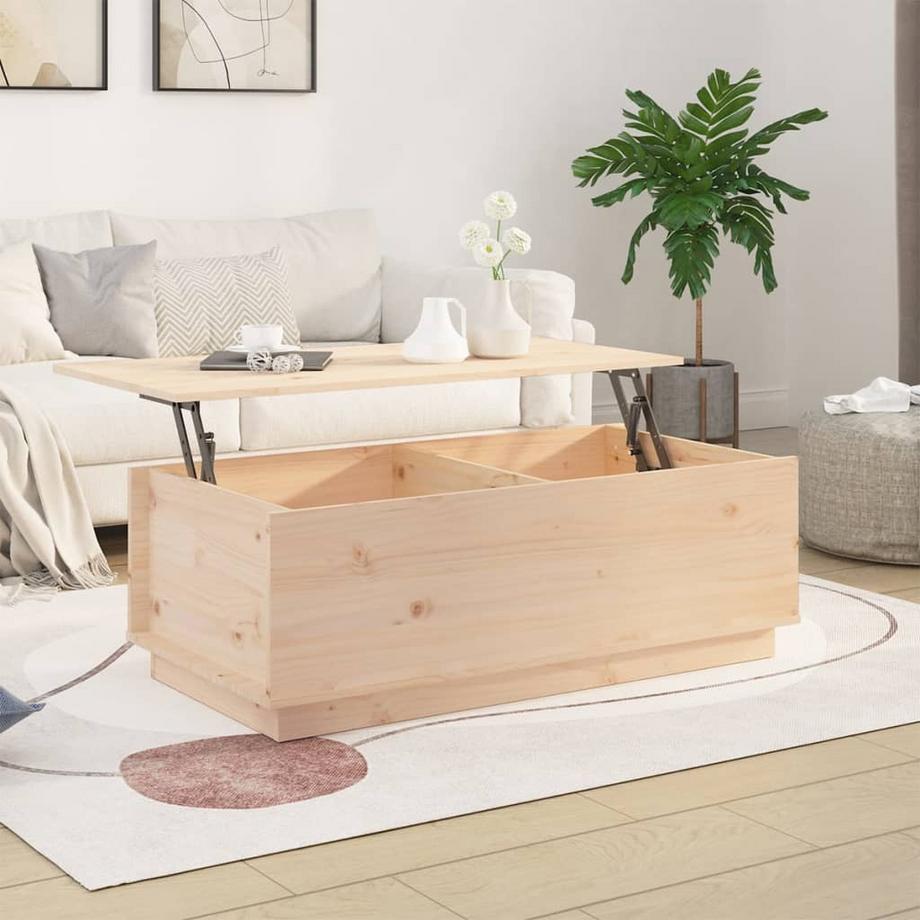 VidaXL Table basse bois  