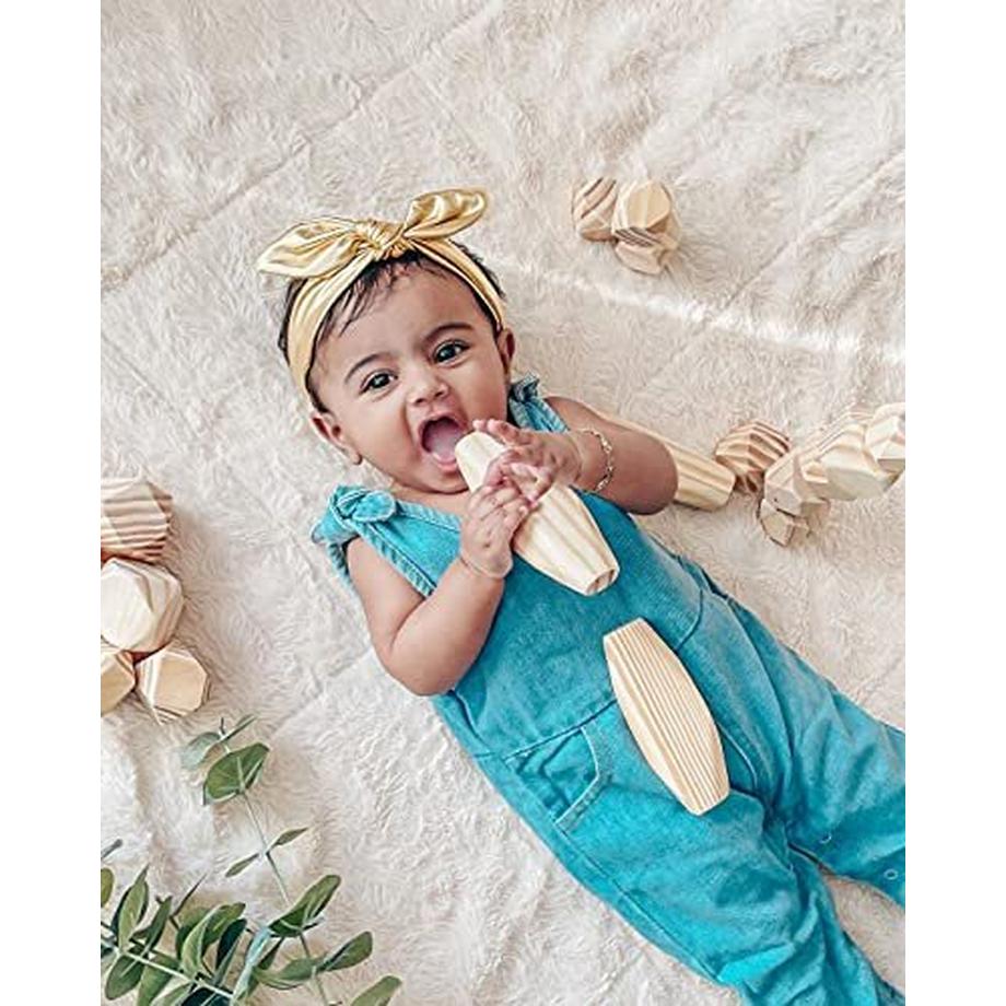 Activity-board  Hölzerne Balanciersteine für Kinder - Kiefer Holz Stapeln Steine Set, Spielzeug Motor Skills 