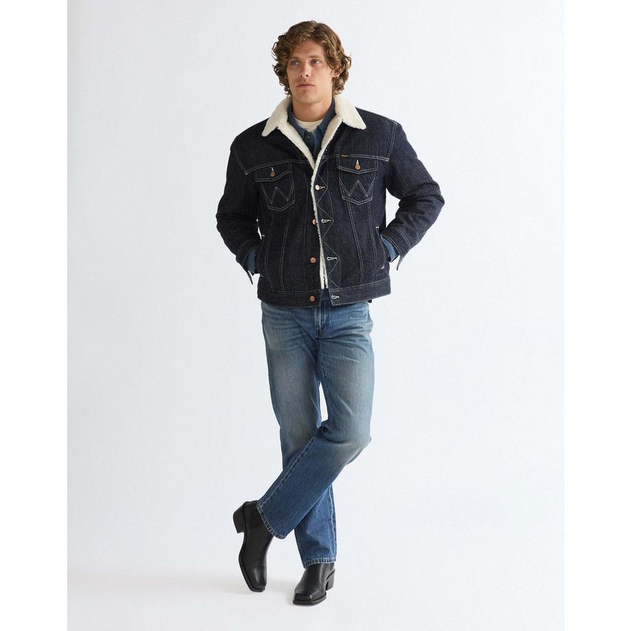 Wrangler Veste en jean Sherpa Anti Fit  