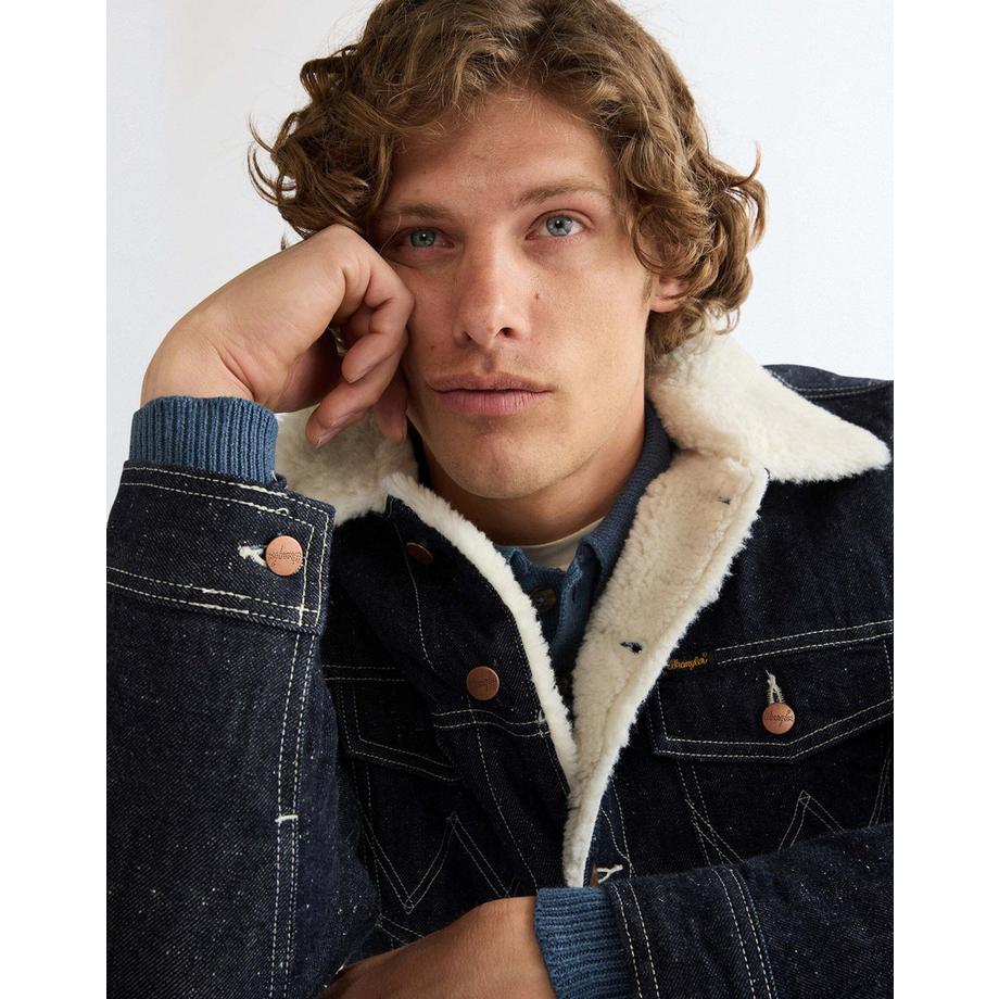 Wrangler Veste en jean Sherpa Anti Fit  