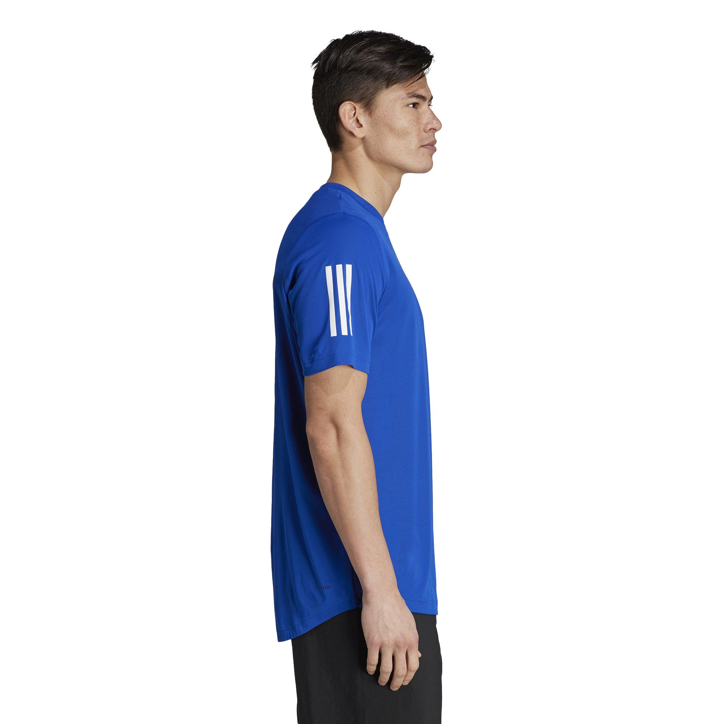adidas  Club 3-Streifen Tennis T-Shirt Royal 
