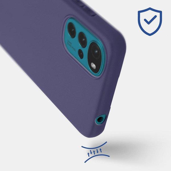 Avizar  Coque Mat Motorola Moto G22 Bleu Nuit 